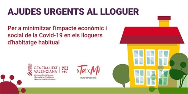 La Conselleria d'Habitatge convoca les ajudes per al pagament del lloguer 