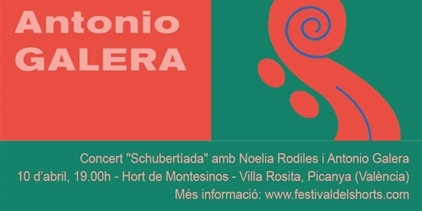 Concert de piano d'Antonio Galera i Noelia Rodiles a l'Hort de Montesinos