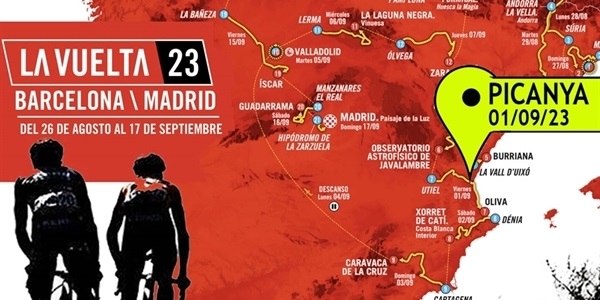 La Vuelta Ciclista a Espanya passarà pel nostre poble per primera vegada en la història