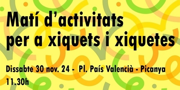 Matí d'activitats per a xiquetes i xiquets