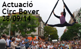 Actuació Circ Bover amb motiu del 25é aniversari del Centre Cultural